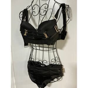 Honey Birdette Kimmy 32B Bra and Extra Small Thong set